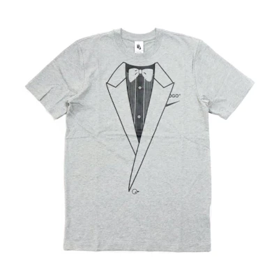 OFF-WHITE Nike Big Eagle Logo Unisex Grey T-shirt BQ0827-063