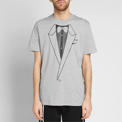 OFF-WHITE x Nike Big Eagle Logo Baju-T Uniseks Kelabu BQ0827-063 Shop OFF-WHITE x Nike Big Eagle Logo Baju-T Uniseks Kelabu BQ0827-063