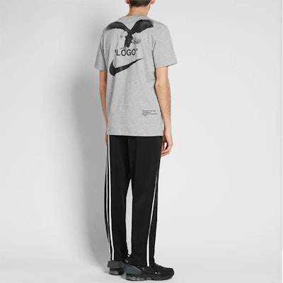OFF-WHITE x Nike Big Eagle Logo Baju-T Uniseks Kelabu BQ0827-063 Purchase OFF-WHITE x Nike Big Eagle Logo Baju-T Uniseks Kelabu BQ0827-063