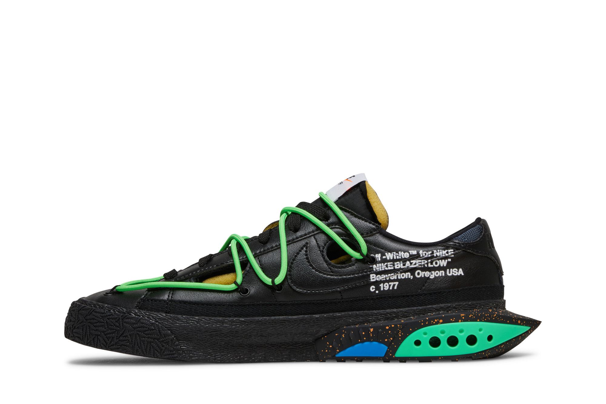 Shop Off-White x Nike Blazer Low「黑色」DH7863-001