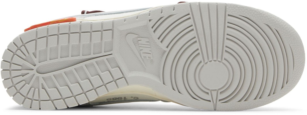 Off-White x Nike Dunk Low 'Dear Summer - 46 daripada 50' DM1602-102 Details for Off-White x Nike Dunk Low 'Dear Summer - 46 daripada 50' DM1602-102