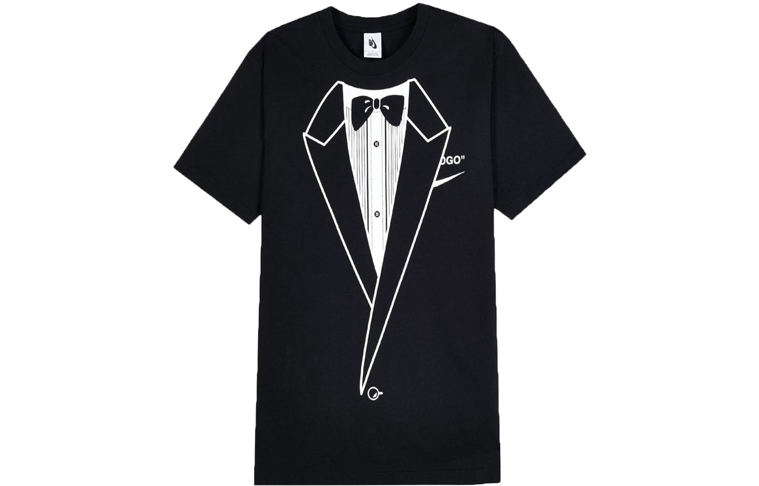 OFF-WHITE x Nike NRG A6 Black Tee with Large Eagle Graphic BQ0827-010