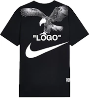 Lookbook OFF-WHITE x Nike NRG A6 Black Tee with Large Eagle Graphic BQ0827-010