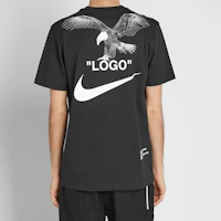 Purchase OFF-WHITE x Nike NRG A6 Black Tee with Large Eagle Graphic BQ0827-010