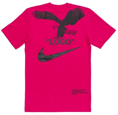Off-White x Nike NRG A6 Tee Pink Rush Black Order Off-White x Nike NRG A6 Tee Pink Rush Black