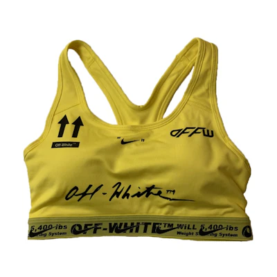 OFF-WHITE Nike Sports Bra Yellow