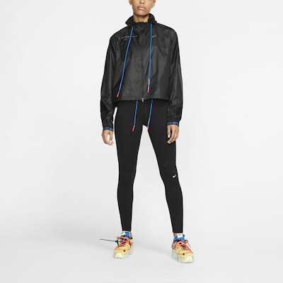 Off-White x Nike Women's Jacket Black/Blue Shop Off-White x Nike Women's Jacket Black/Blue
