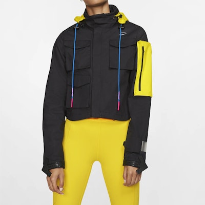 Off-White x Nike Women's Running Jacket Black/Yellow Lookbook Off-White x Nike Women's Running Jacket Black/Yellow