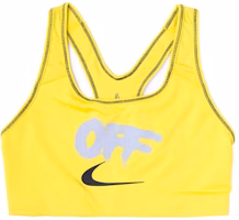 Off-White x Nike Women's Sports Bra Opti Yellow Off-White x Nike Women's Sports Bra Opti Yellow