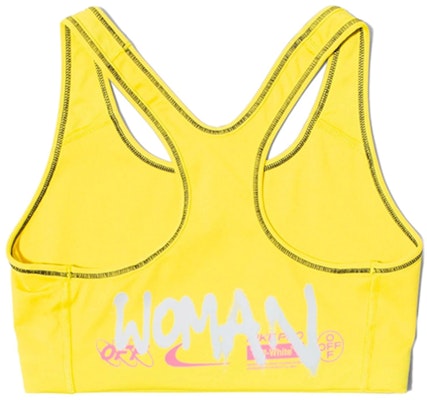 Off-White x Nike Women's Sports Bra Opti Yellow Order Off-White x Nike Women's Sports Bra Opti Yellow