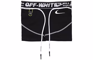 Off-White x Nike Women's Training Shorts Black Off-White x Nike Women's Training Shorts Black