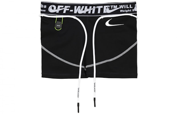 Off-White x Nike Women's Training Shorts Black Buy Off-White x Nike Women's Training Shorts Black