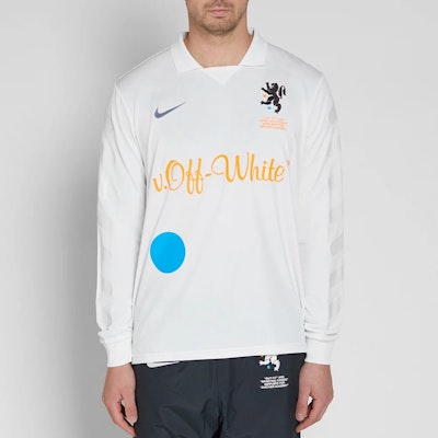 Off-White x Nikelab Mercurial NRG X FB Jersey White Purchase Off-White x Nikelab Mercurial NRG X FB Jersey White
