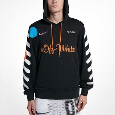 Off-White x Nikelab Mercurial NRG X Hoodie Black Lookbook Off-White x Nikelab Mercurial NRG X Hoodie Black