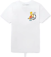 OFF-WHITE x The Simpsons Collaboration White Print Tee for Men OMAA027S191850340188 OFF-WHITE x The Simpsons Collaboration White Print Tee for Men OMAA027S191850340188