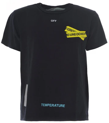 OFF-WHITE 黄色警戒箭头黑色T恤 OMAA002S181850061060 Order OFF-WHITE 黄色警戒箭头黑色T恤 OMAA002S181850061060