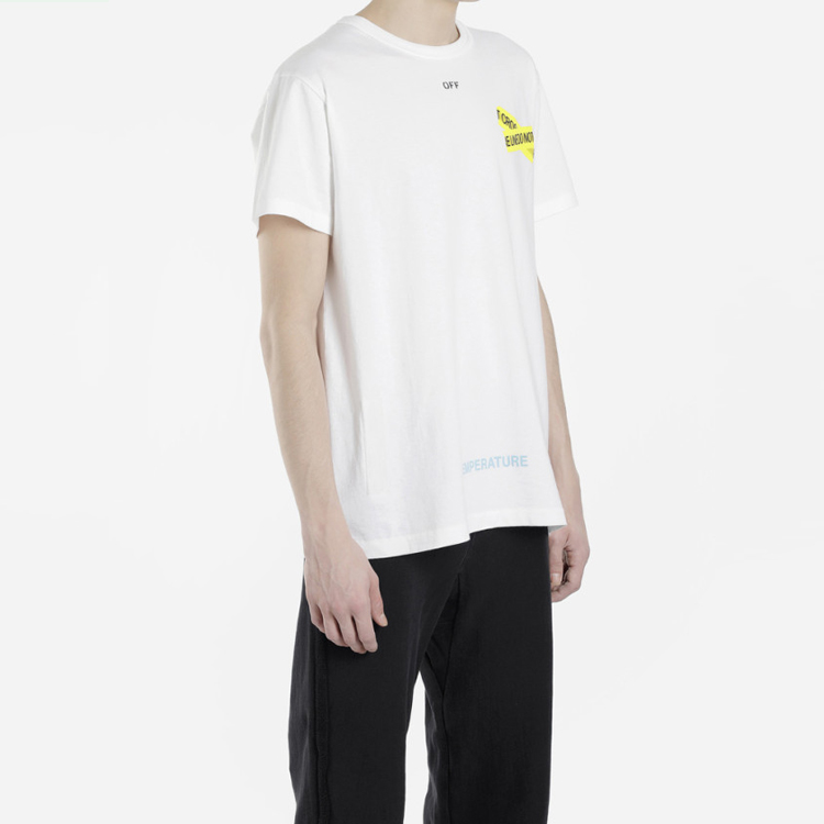 OFF-WHITE Yellow Tape Arrow Short Sleeve Tee White () OMAA002S181850060160 圖 6
