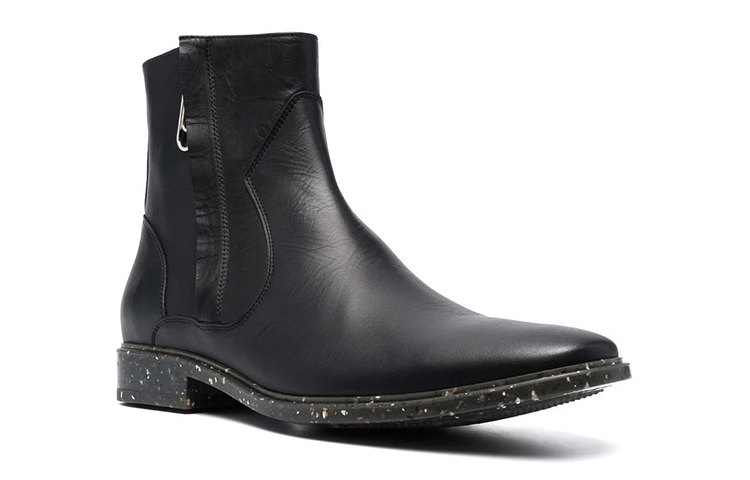 Off-White Zip-Up Paperclip Ankle Boot 'Black' 圖 2