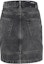 Order Off-White Zip Front Denim Skirt Dark Grey