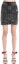 Lookbook Off-White Zip Front Denim Skirt Dark Grey