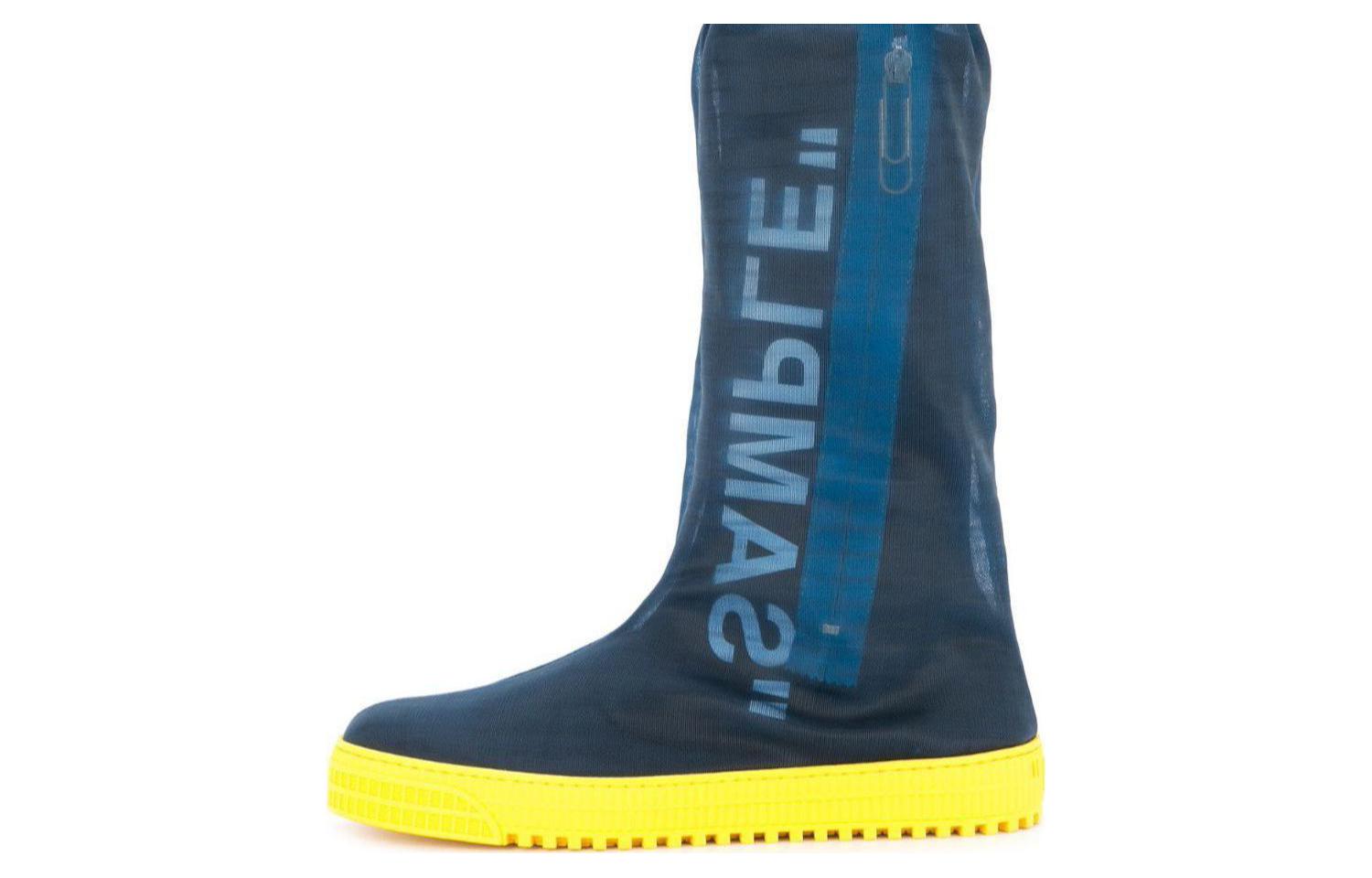 Off-White Zip Tie Boot 'Blue'
