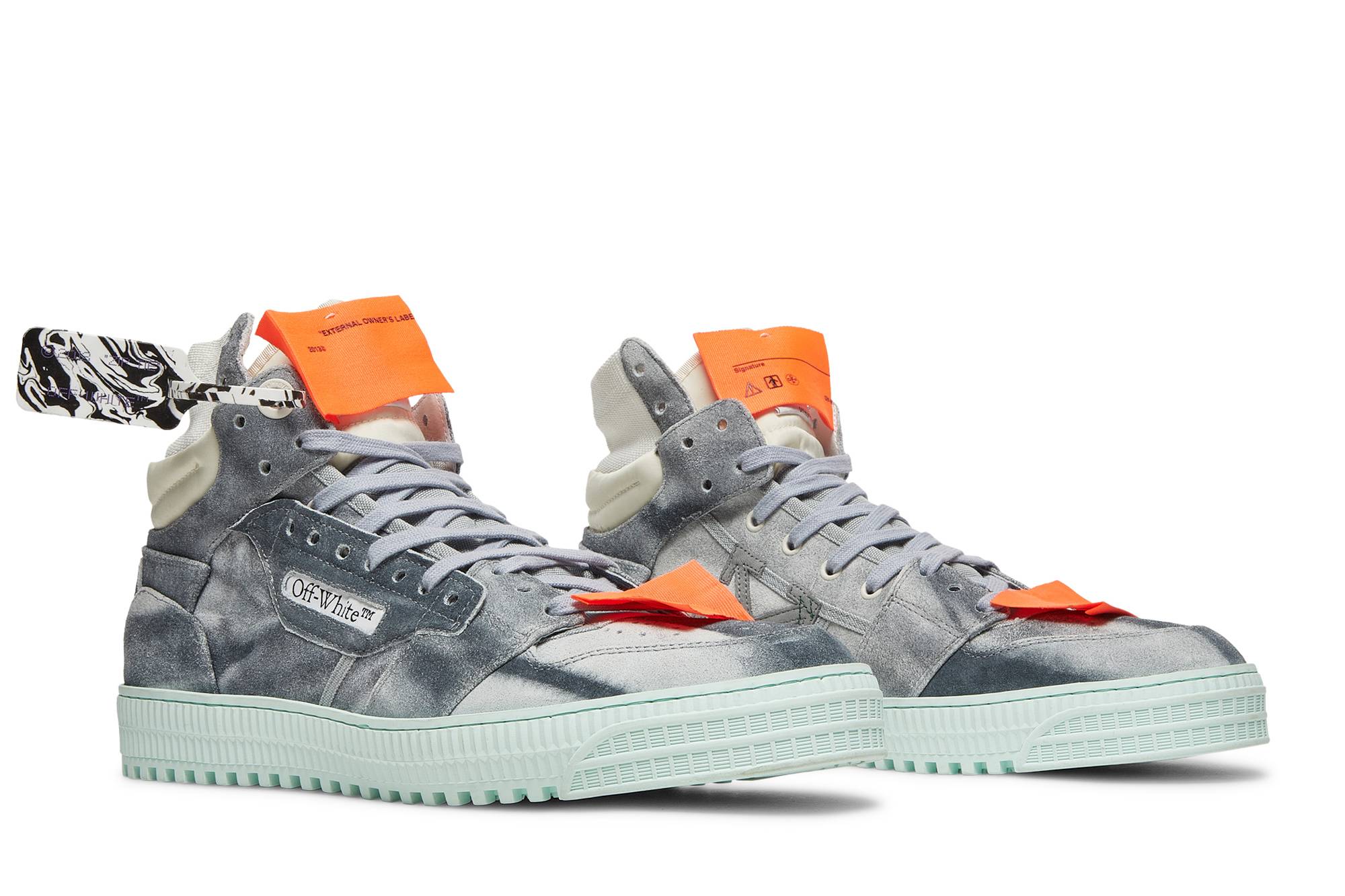 Off-White 3.0 Off-Court High 'Beige Blue' 圖 8