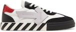 Buy Off-White Floating Arrow Low Vulc Leather 'Black White Red' OMIA232S23LEA001-1037