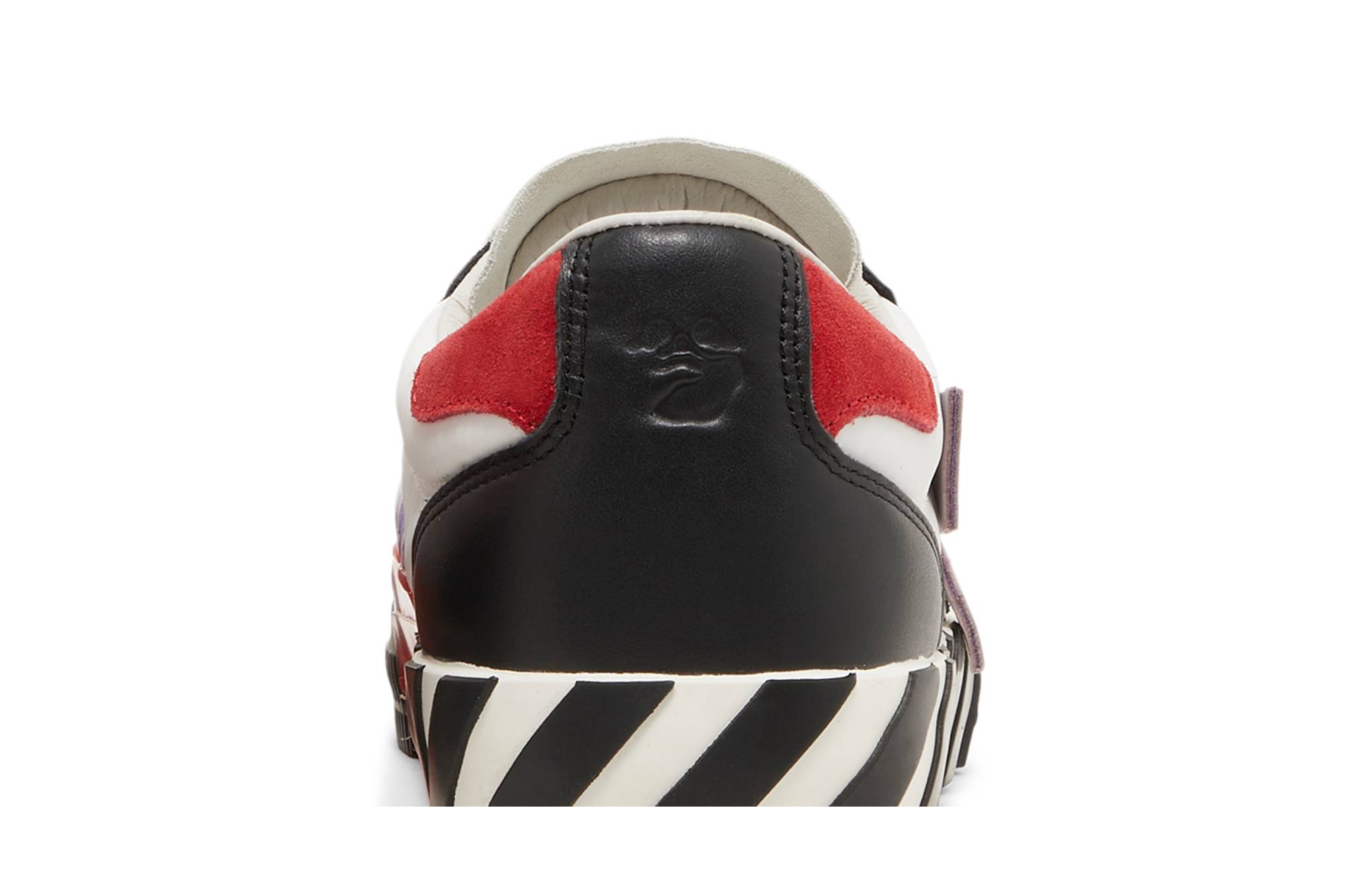 Sizing Off-White Floating Arrow Low Vulc Leather 'Black White Red' OMIA232S23LEA001-1037