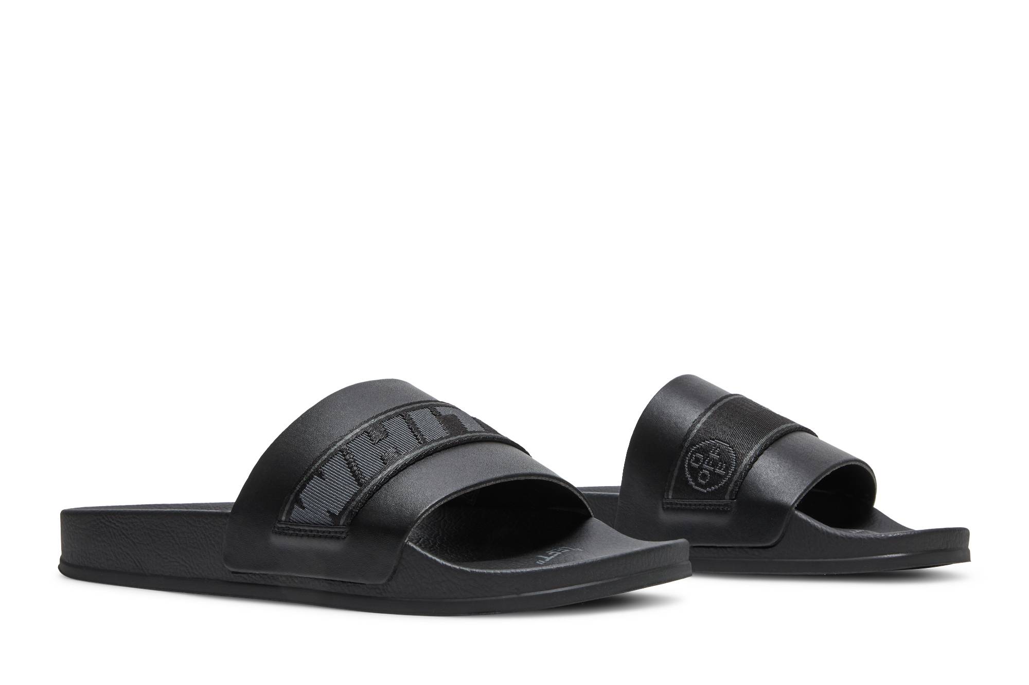 Off-White Industrial Sliders 'Black' 圖 8