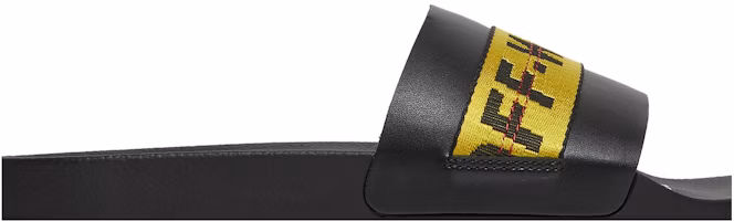 Off-White 工业风拖鞋 '黑黄' OMIA088F21FAB0031018 Order Off-White 工业风拖鞋 '黑黄' OMIA088F21FAB0031018