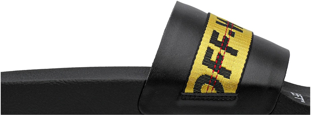 Off-White 工业拖鞋 '黑黄' OMIA088R19C22038-1060 Order Off-White 工业拖鞋 '黑黄' OMIA088R19C22038-1060