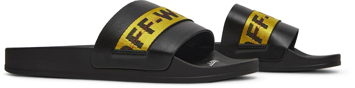 オフホワイト インダストリアル スライダー 黒黄 OMIA088F21FAB0031018 Cheap オフホワイト インダストリアル スライダー 黒黄 OMIA088F21FAB0031018