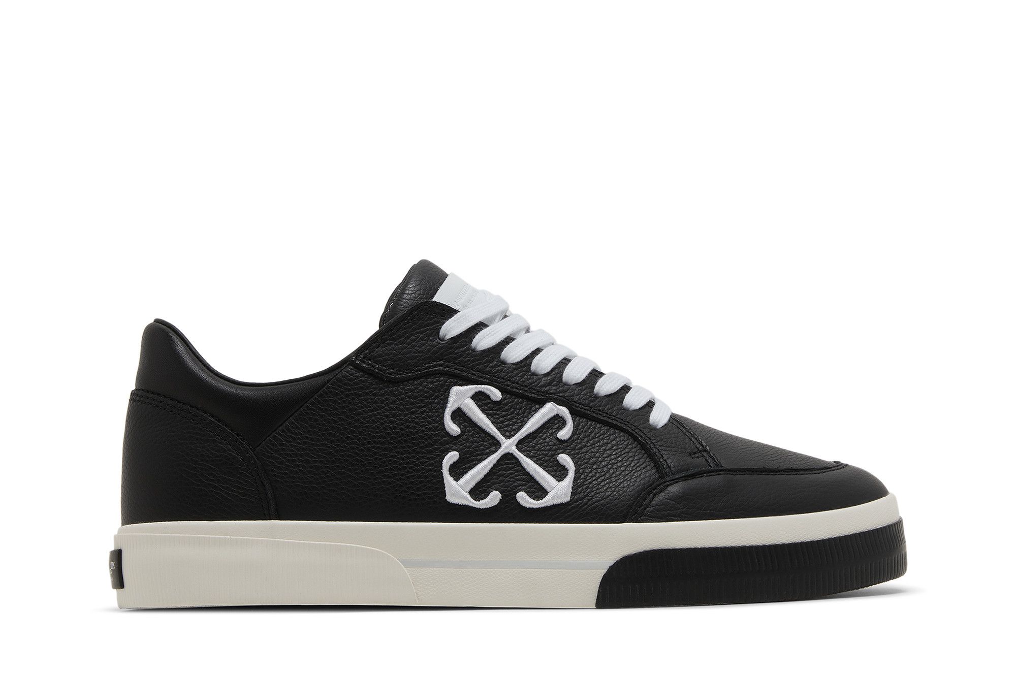 Off-White New Low Vulcanized 'Black White' OMIA293S24LEA0011001