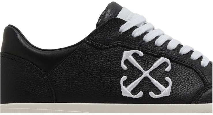 OFF-WHITE 火山灰皮革圓頭舒適低幫板鞋 男款 黑色 Order OFF-WHITE 火山灰皮革圓頭舒適低幫板鞋 男款 黑色