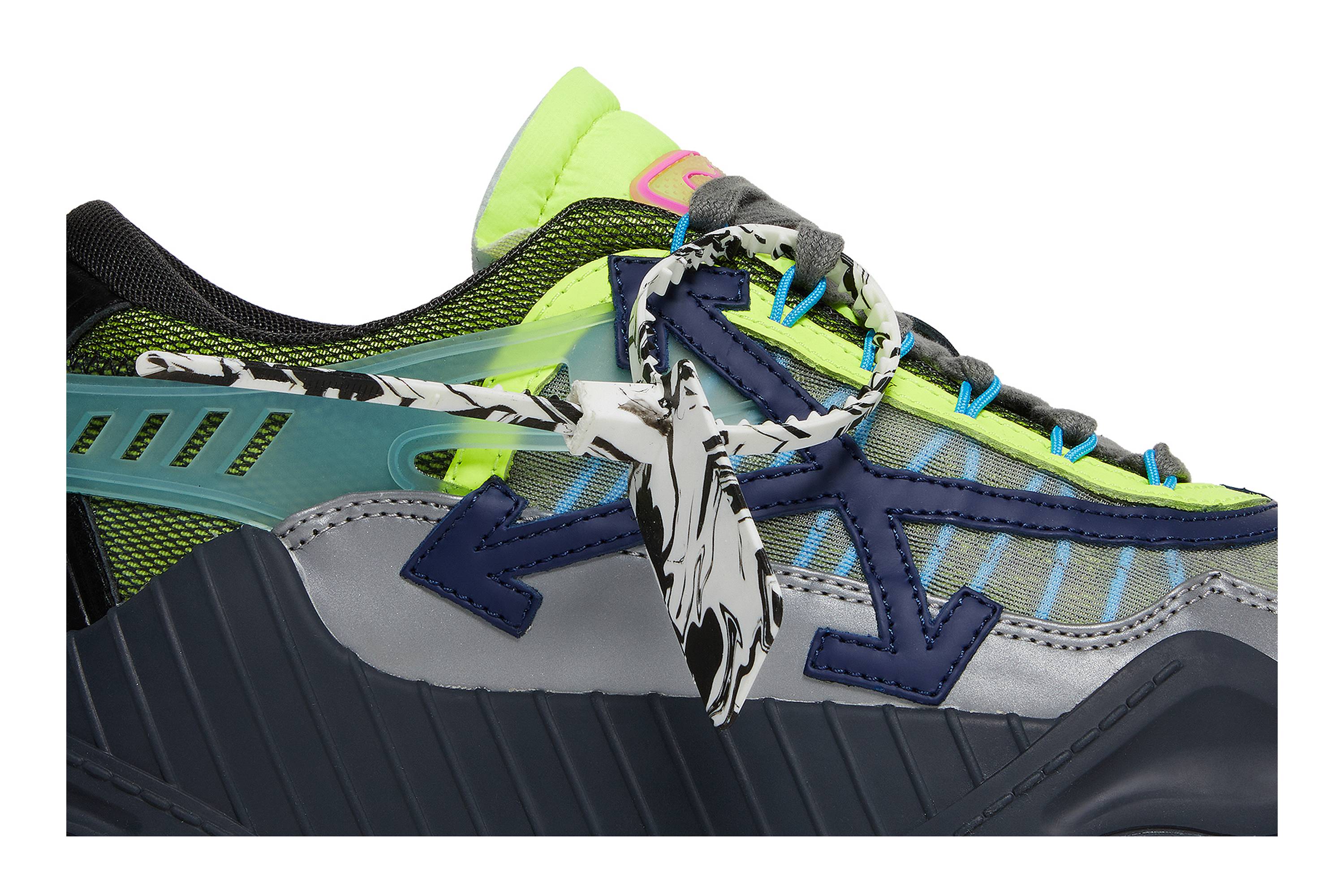 Order OFF-WHITE ODSY -1000 聚酯纖維 圓頭系帶 耐磨防滑 低筒 運動休閒鞋 男款 灰色