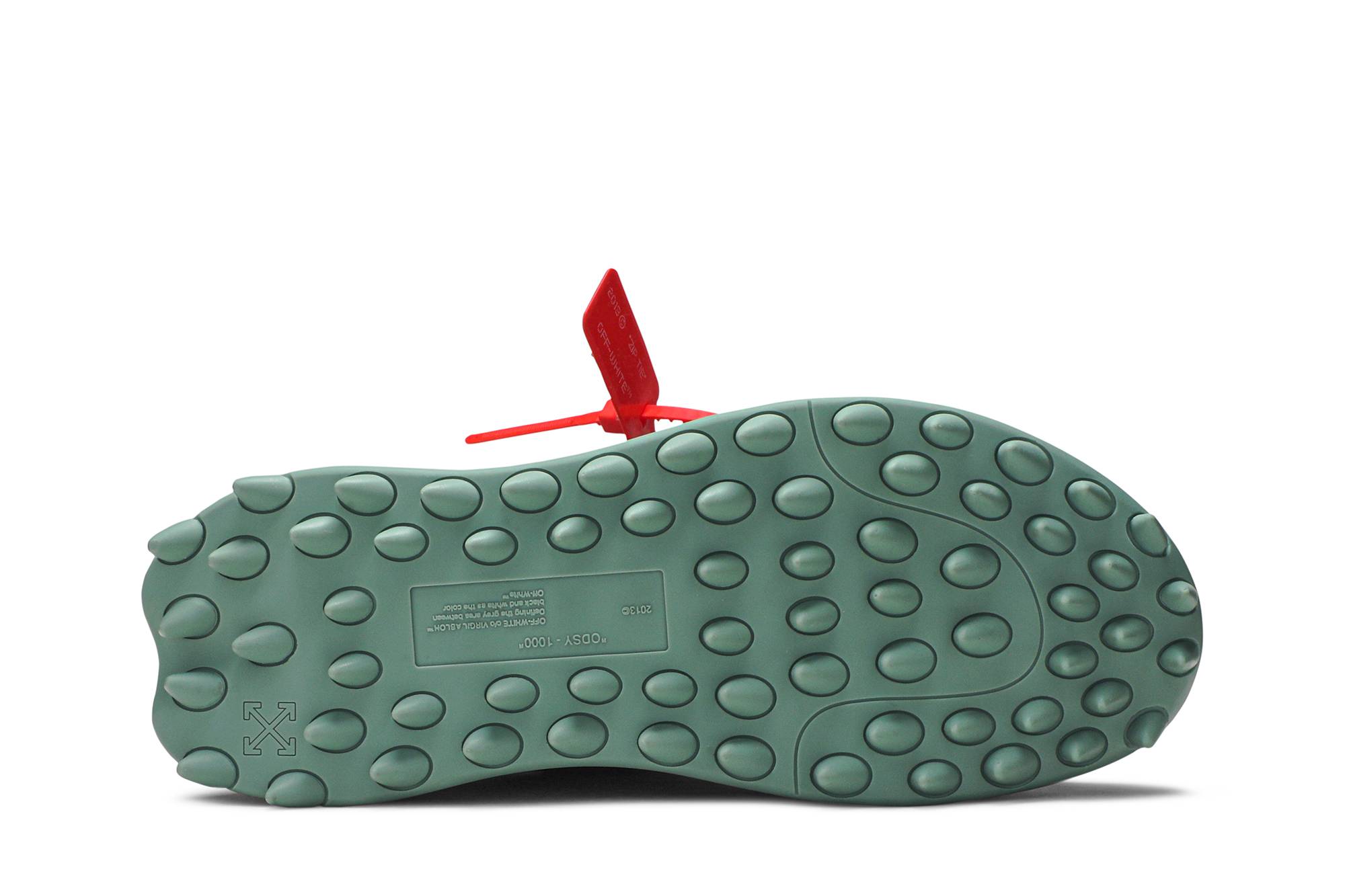 Shop OFF-WHITE ODSY-1000 球鞋 粉绿