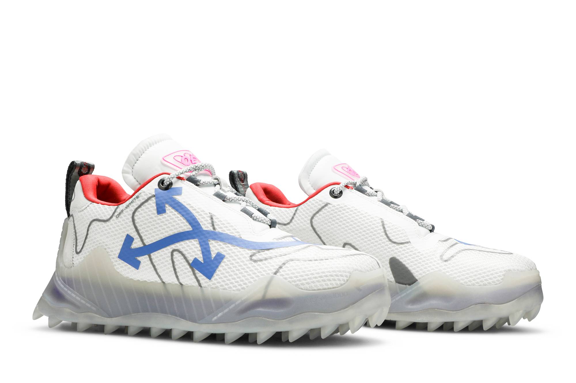 Cheap 오프화이트 ODSY-1000 '블루 투명솔' OMIA179E20FAB0017945