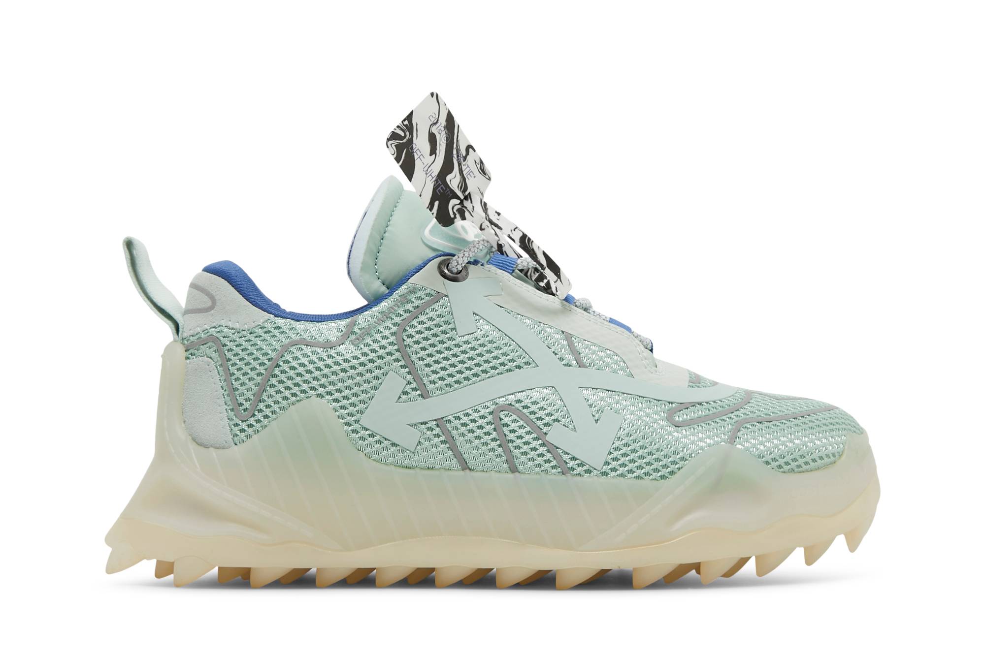 Off-White ODSY-1000 'Transparent Sole - Mint Silver' OMIA179R21FAB0015172