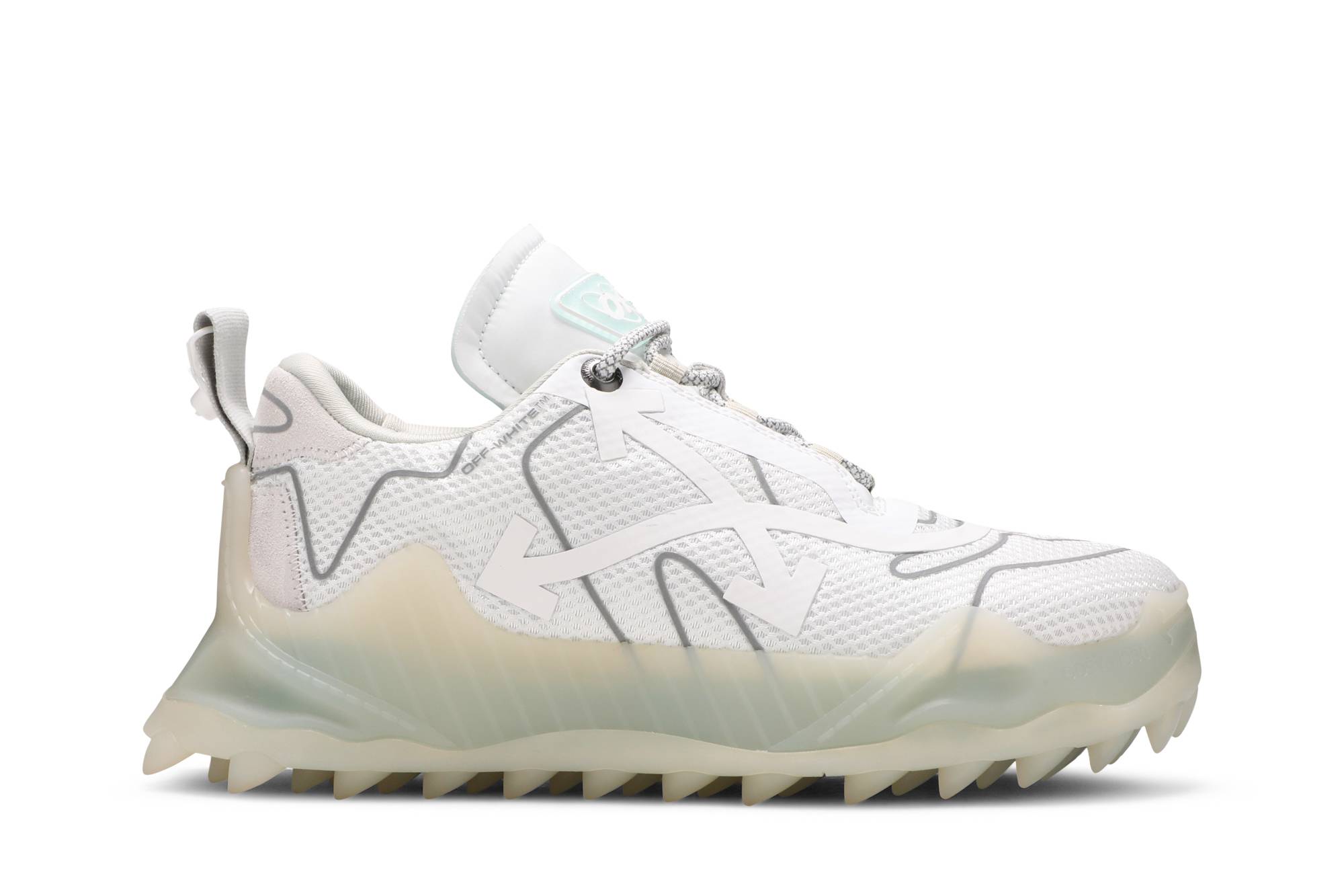 Off-White ODSY-1000 'Transparent Sole - White Silver' OMIA179R21FAB0010172