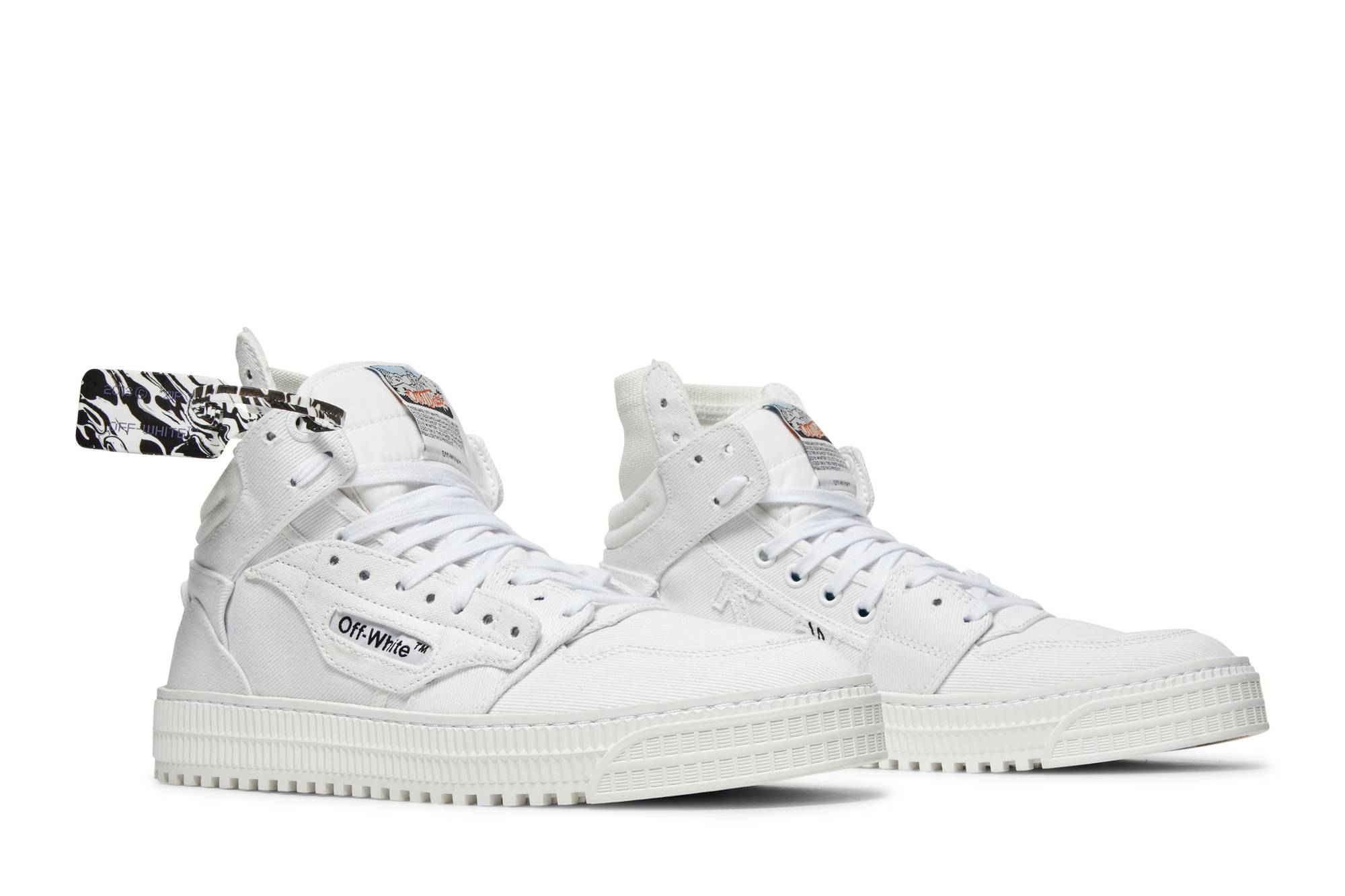 Cheap OFF-WHITE Off-Court 3.0 浮动箭头 潮流百搭 高筒休闲板鞋 白色