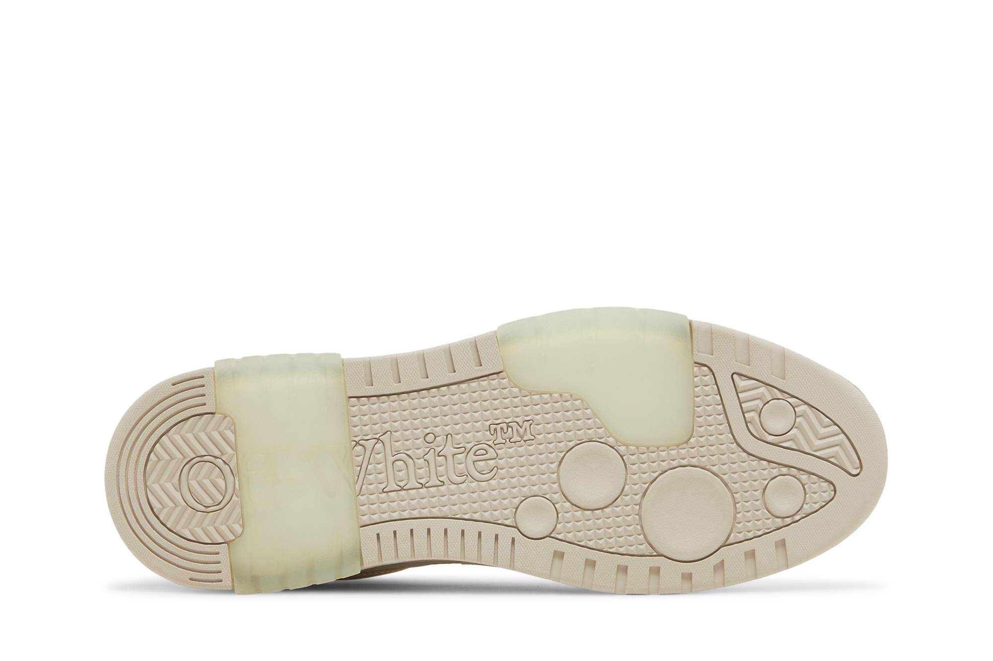 Shop Off-White Out of Office 'Beige' Sneakers OMIA189C99LEA007-0161