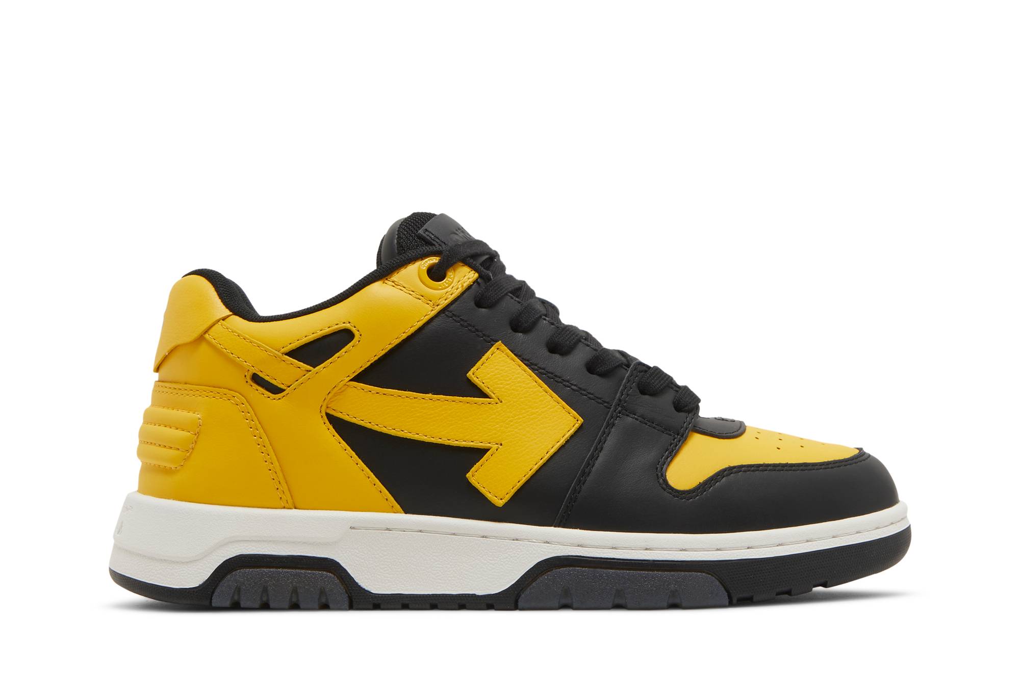 Off-White Out of Office 'Black Lemon Yellow' OMIA189F22LEA001-1018