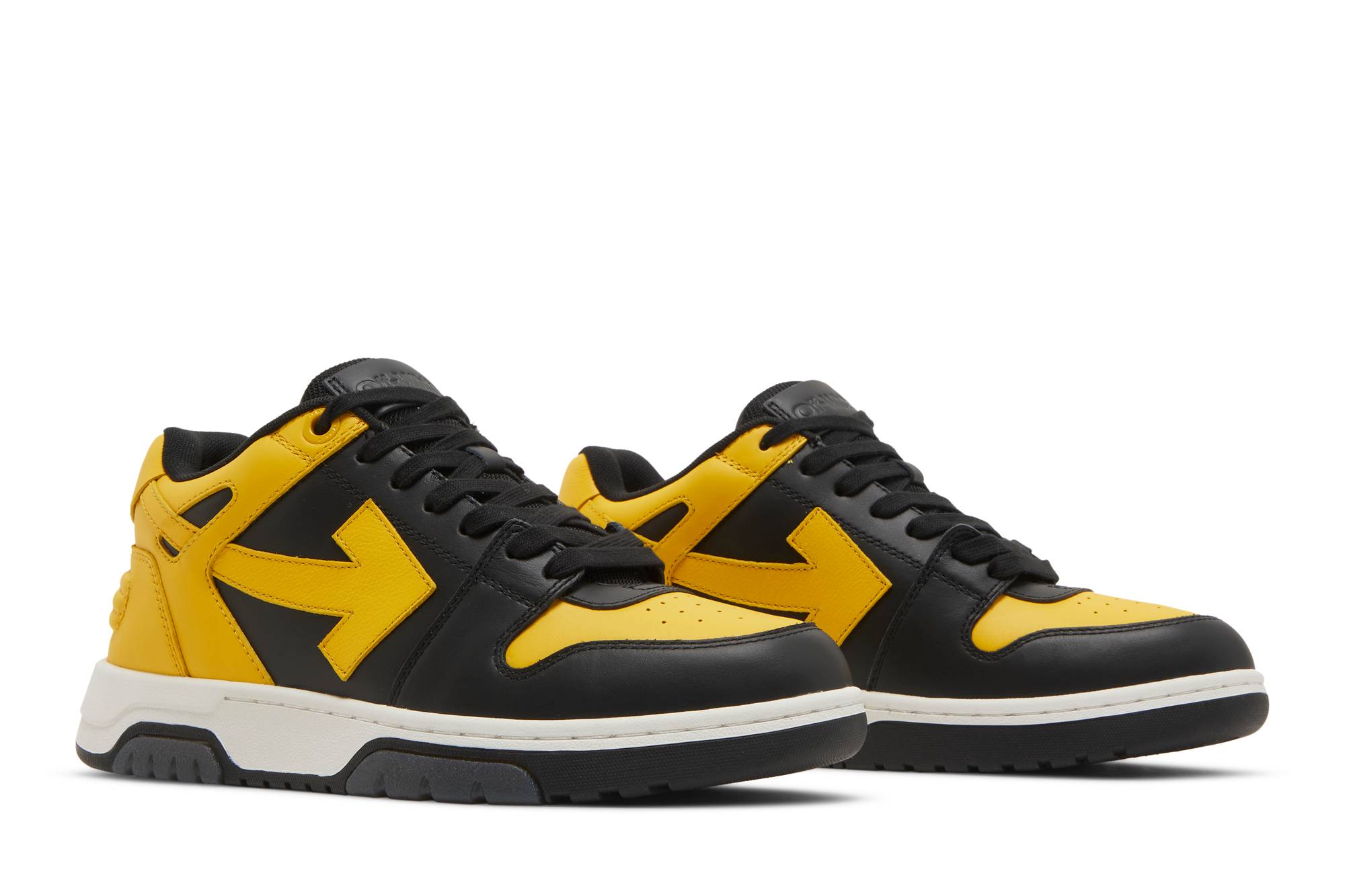 Cheap Off-White Out of Office 'Negro Limón Amarillo' OMIA189F22LEA001-1018