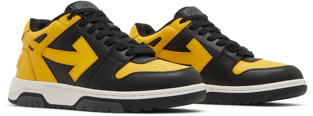 Off-White Out of Office 'Negro Limón Amarillo' OMIA189F22LEA001-1018 Cheap Off-White Out of Office 'Negro Limón Amarillo' OMIA189F22LEA001-1018
