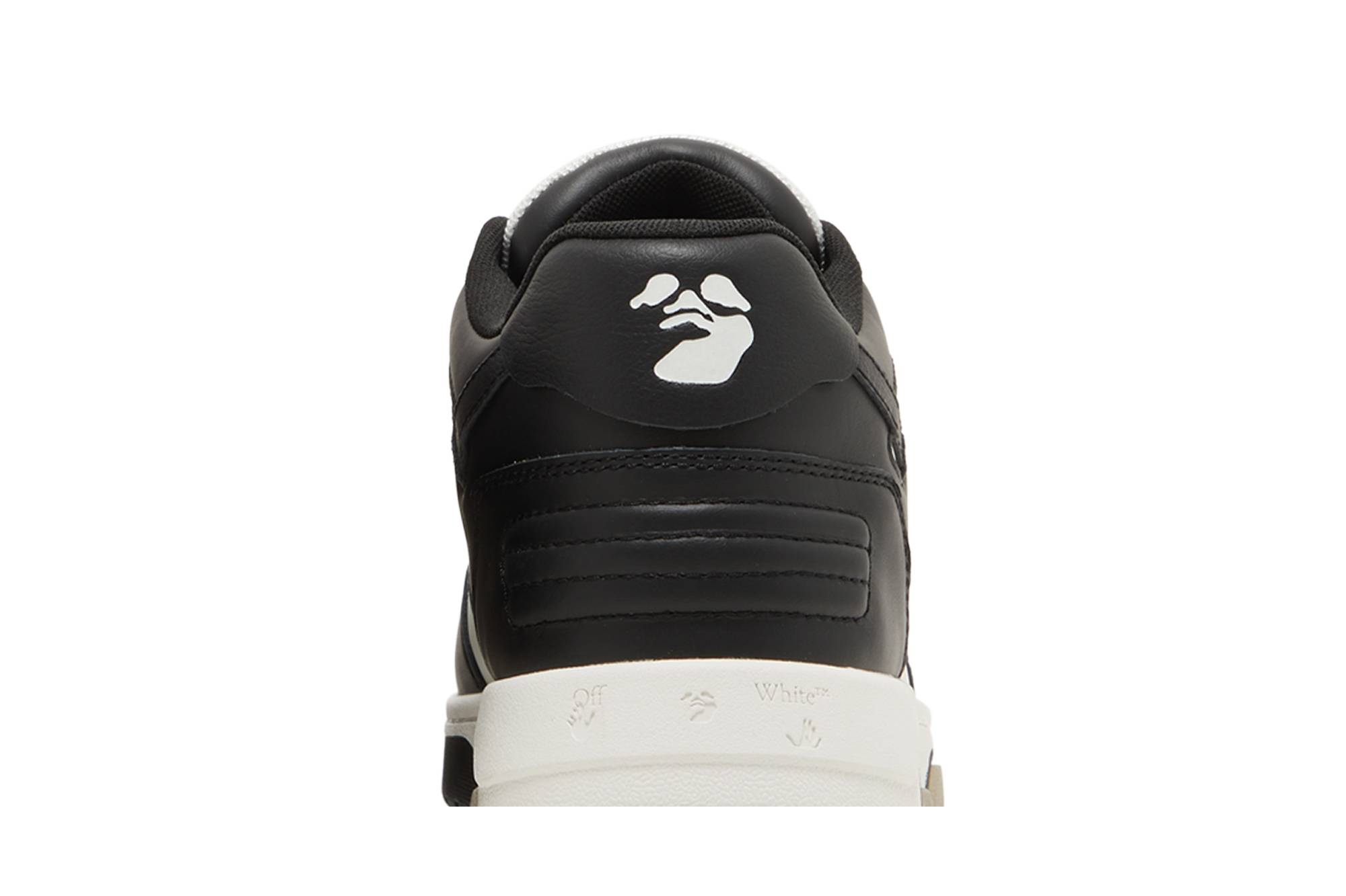 Sizing Off-White Out of Office 'Hitam Putih' OMIA189C99LEA001-1004