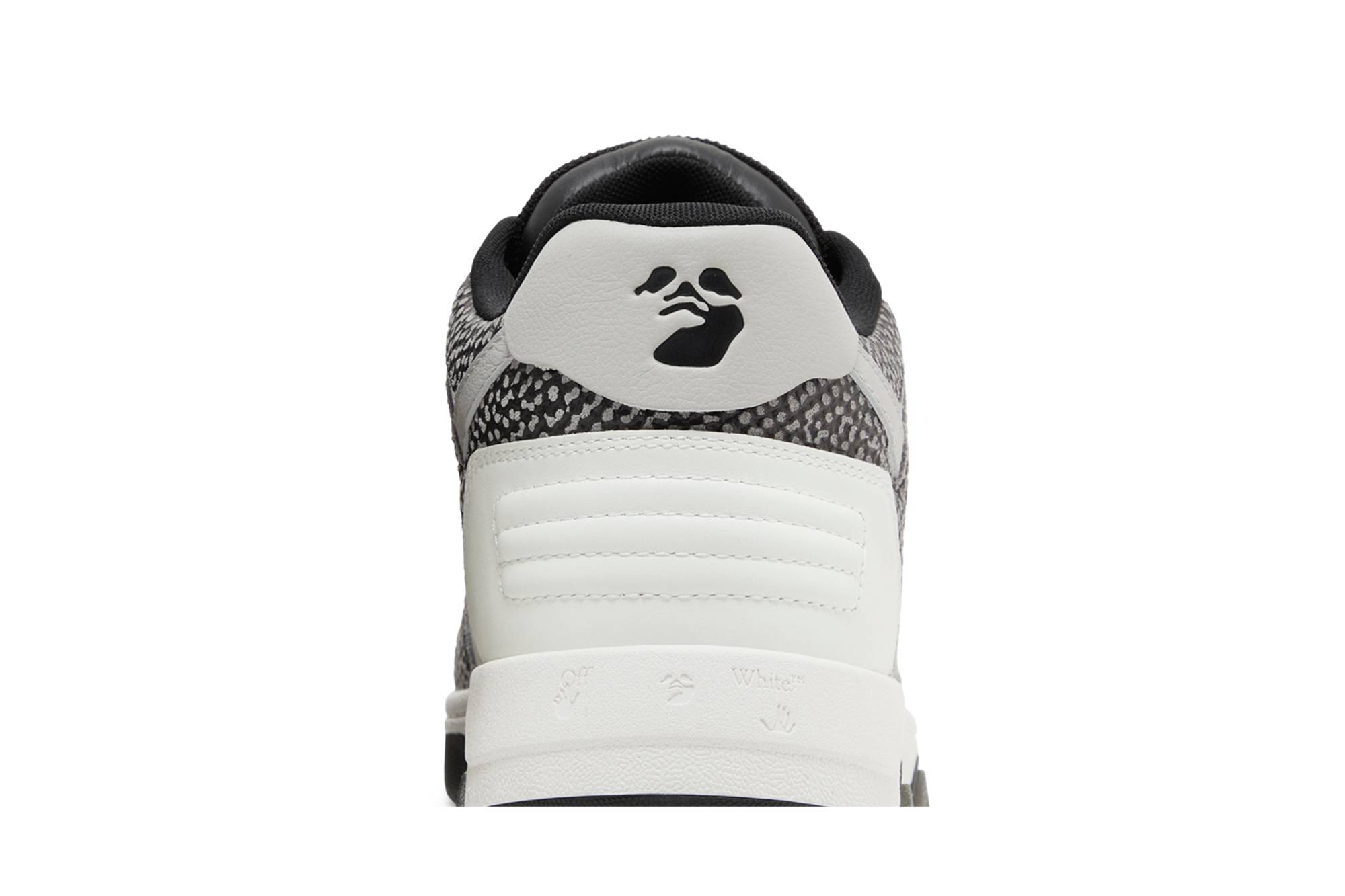 Sizing OFF-WHITE Out Of Office 皮革防滑耐磨時尚板鞋 男款 黑白灰