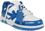 Order Off-White Out Of Office Low-Top Patent Sneaker 'Blue White' OMIA189F22LEA0060145