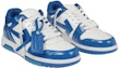 Lookbook Off-White Out Of Office Low-Top Patent Sneaker 'Blue White' OMIA189F22LEA0060145