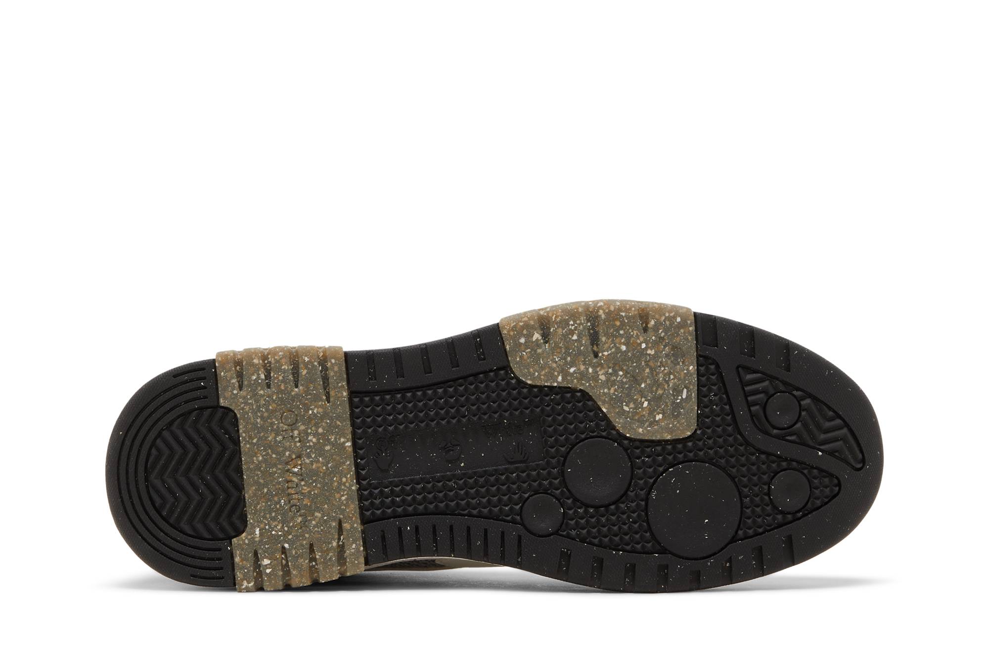 Shop Off-White Out of Office 'Kelabu Gelap Putih' OMIA243S23LEA001-0701