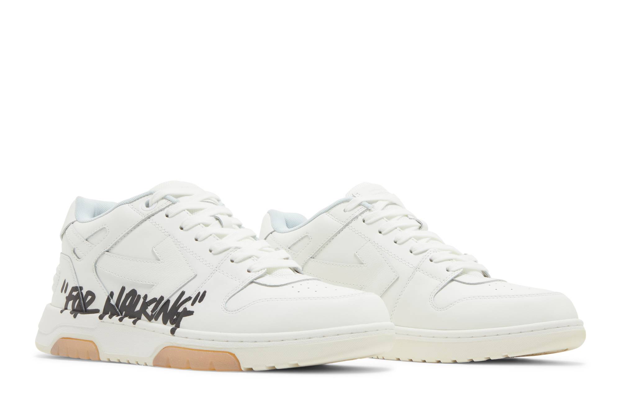 Cheap Off-White Out of Office 'Para Caminar - Blanco Negro' OMIA189C99LEA002-0110
